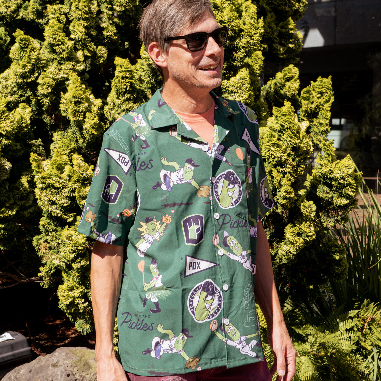 Official League x Portland Pickles Dillon's 2025 Hawaiian Shirt