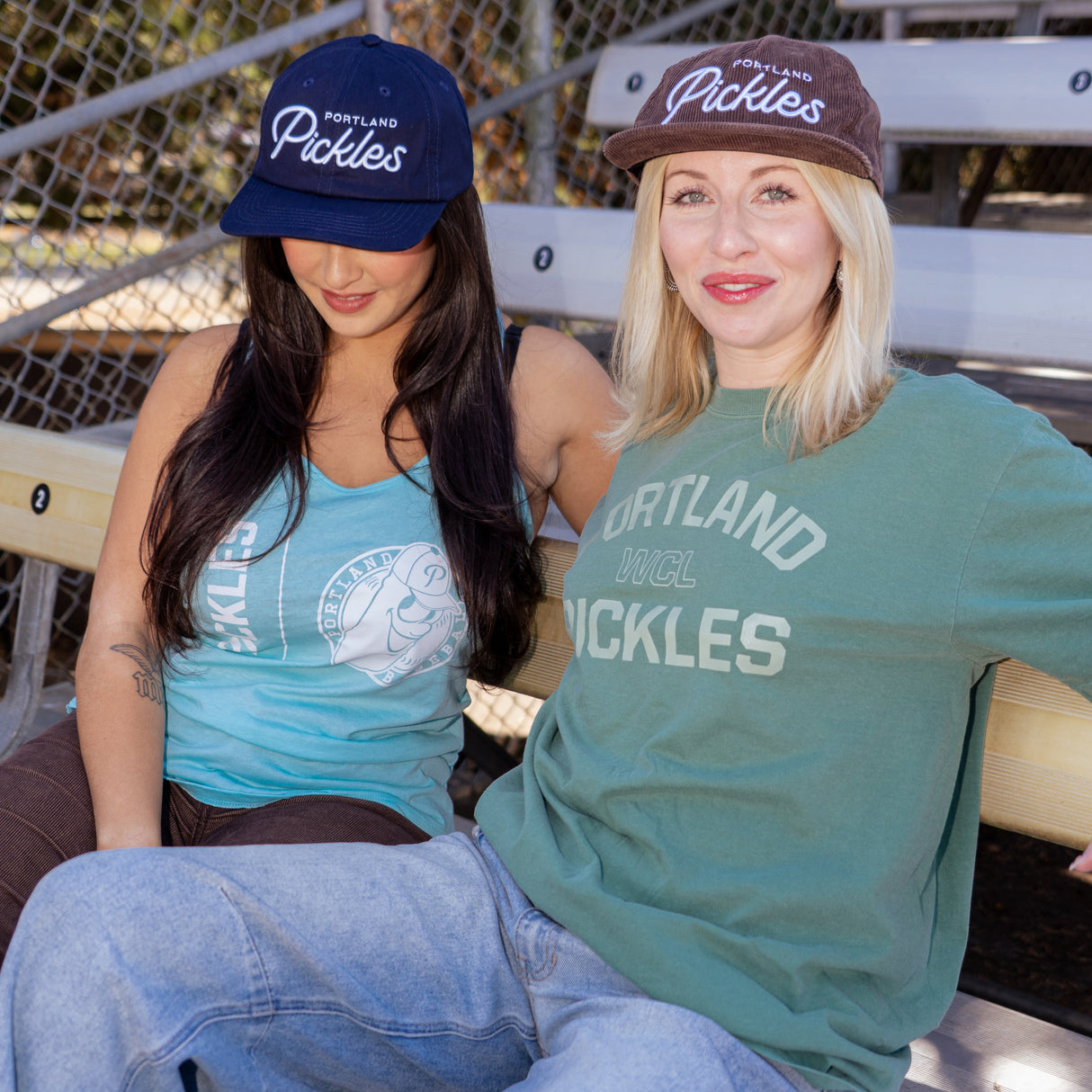 Official League x Portland Pickles WCL Green  T-shirt