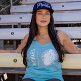 Official League x Portland Pickles Cancun Blue Tank Top