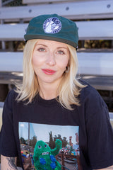 Official League x Portland Pickles Green Nylon Badge Hat