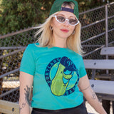 Portland Pickles Two-Tone Teal Badge T-Shirt Youth