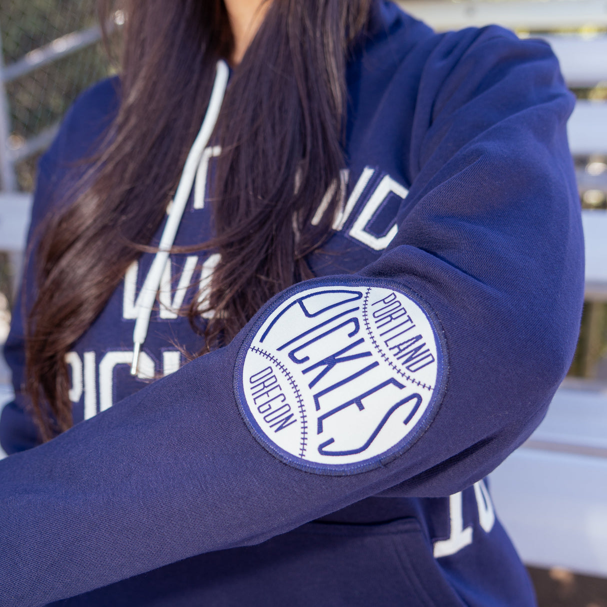Official League x Portland Pickles WCL 2016 Navy Pullover Hoodie