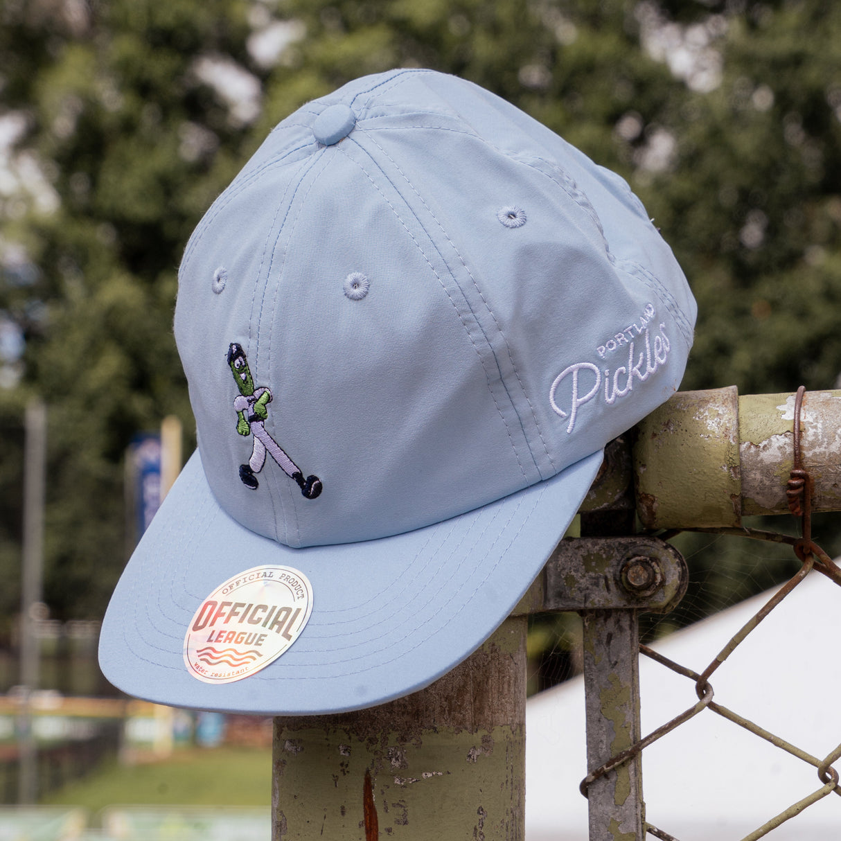 Official League x Portland Pickles Walking Dillon Baby Blue Youth Hat