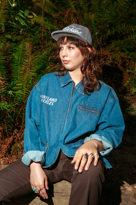 Official League x Pickles Script Corduroy Hat Grey