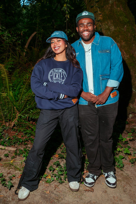Official League x Portland Pickles Denim Dad Hat