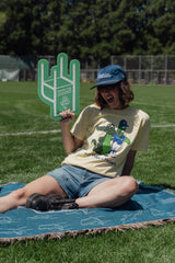 Portland Pickles Rally Gator Tee - Buttery Yellow
