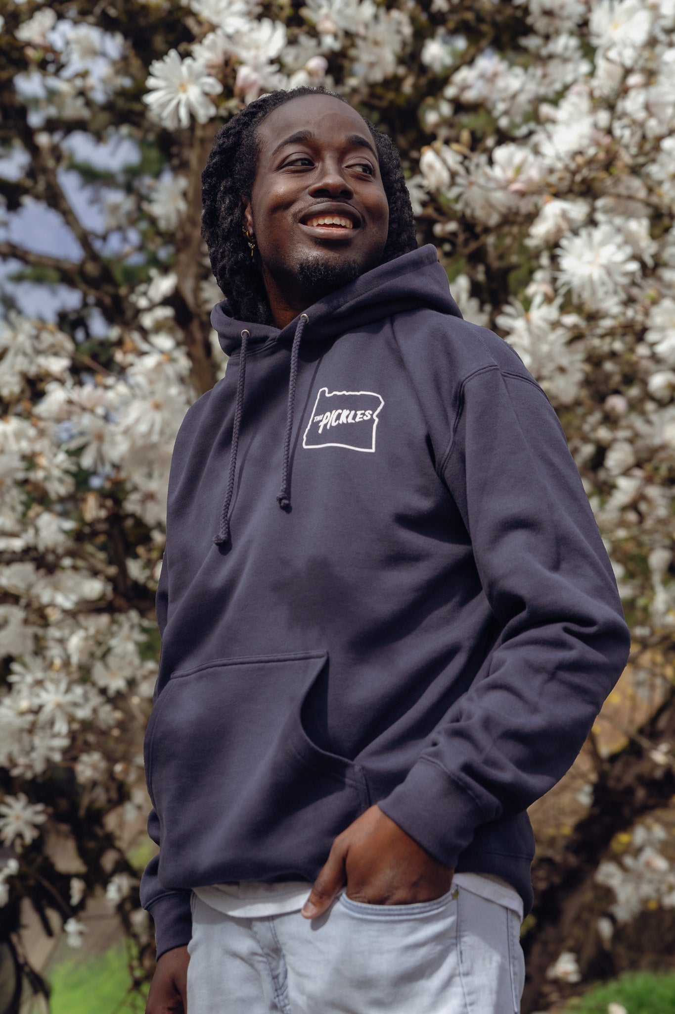 World Famous Hoodie - Slate Blue – Portland Pickles Baseball
