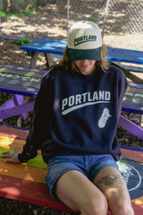 Portland Champion Logo Crewneck - Navy