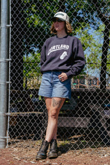 Portland Champion Logo Crewneck - Navy