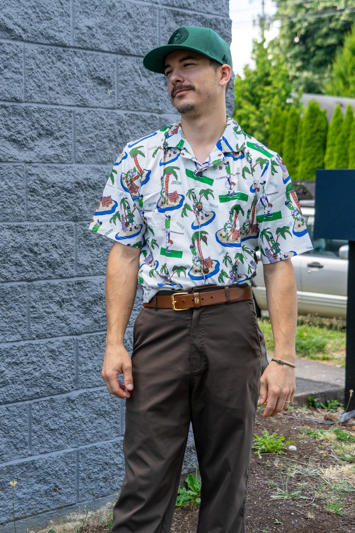 Pickles Hawaiian Shirt - Sand