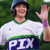 2023 Game-Worn Official League PIX Alt White Jersey - Portland Pickles Baseball