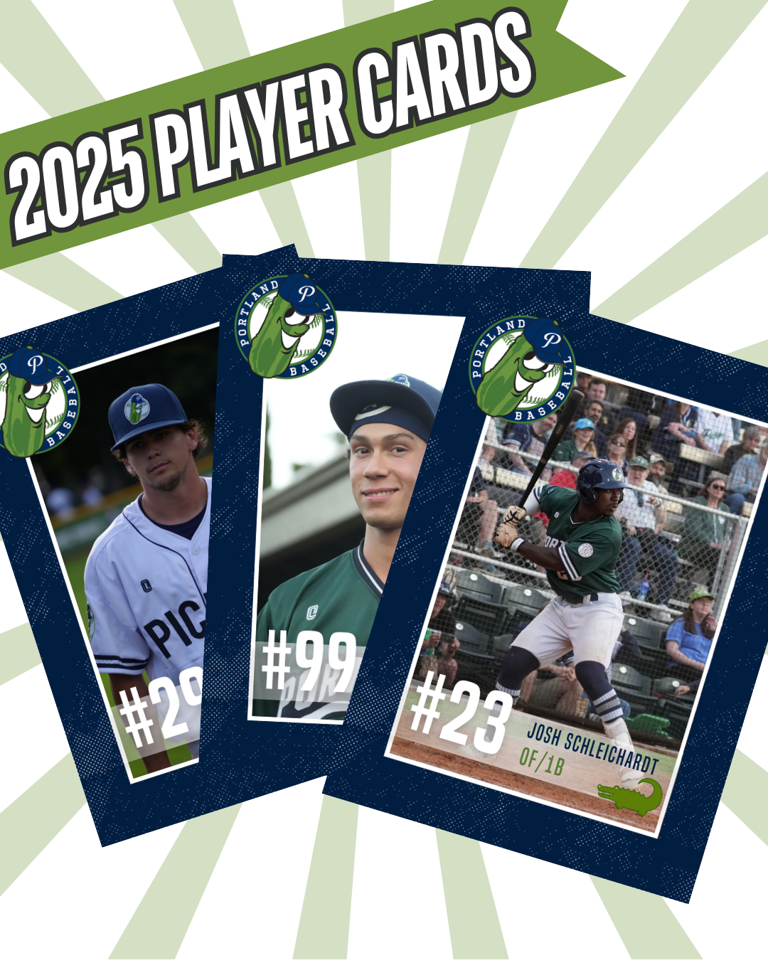 2025 Portland Pickles Baseball Card Set