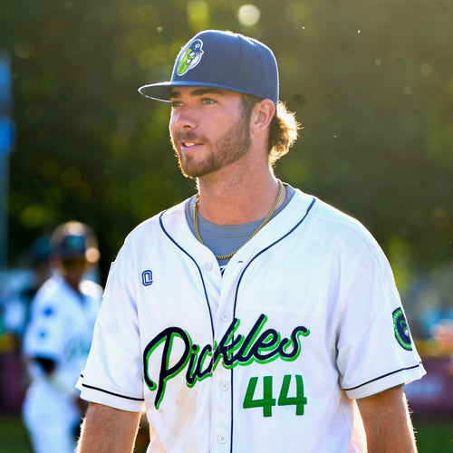 2023 Game-Worn Official League Portland Pickles Home White Jersey - Portland Pickles Baseball