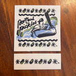 2024 January Artist Series - Dylan Mead Sticker Pack - Portland Pickles Baseball
