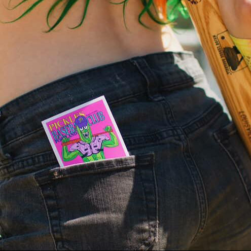 2025 Portland Pickles Artist Series Sticker August 1-3 Neon Black Tiger