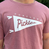 Official League x Portland Pickles Pennant Mauve T-shirt