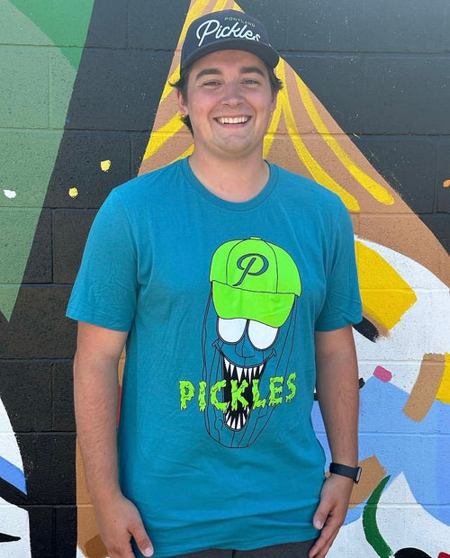 2023 July Artist Series Neon Tiger T-Shirt - Portland Pickles Baseball