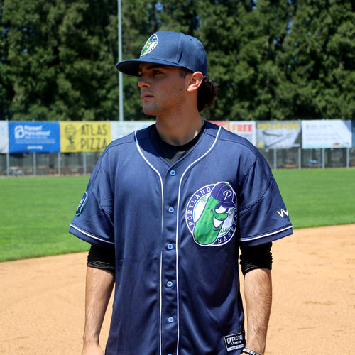 2023 Portland Pickles Navy City Connect Jersey - Portland Pickles Baseball