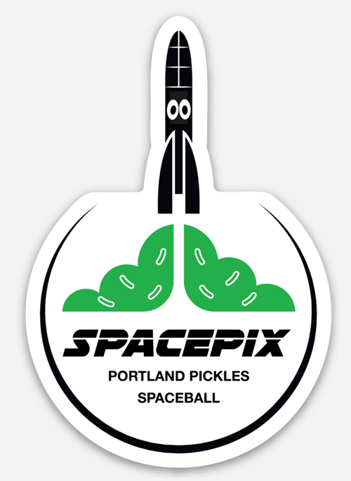 SPACEPIX Sticker - Portland Pickles Baseball