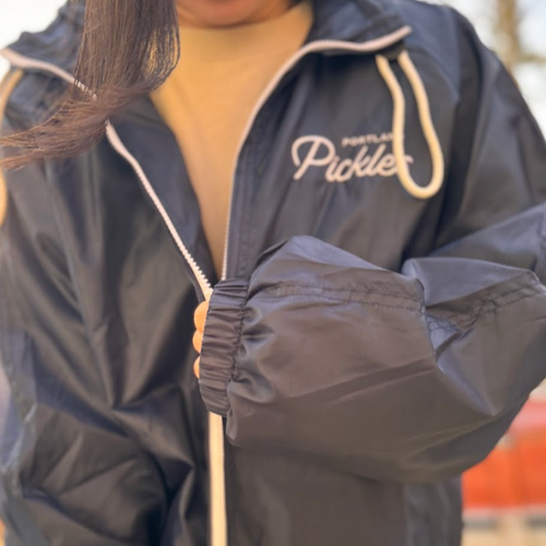 Official League x Portland Pickles Navy Parachute Jacket - Portland Pickles Baseball