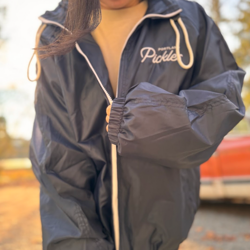 Official League x Portland Pickles Navy Parachute Jacket - Portland Pickles Baseball