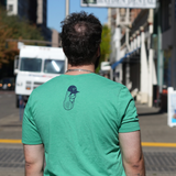 AS IS Portland Pickles Arched Logo Heather Green T-Shirt