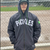 Official League x Portland Pickles On-Field Charcoal Coach's Rain Jacket