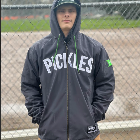 Official League x Portland Pickles On-Field Charcoal Coach's Rain Jacket