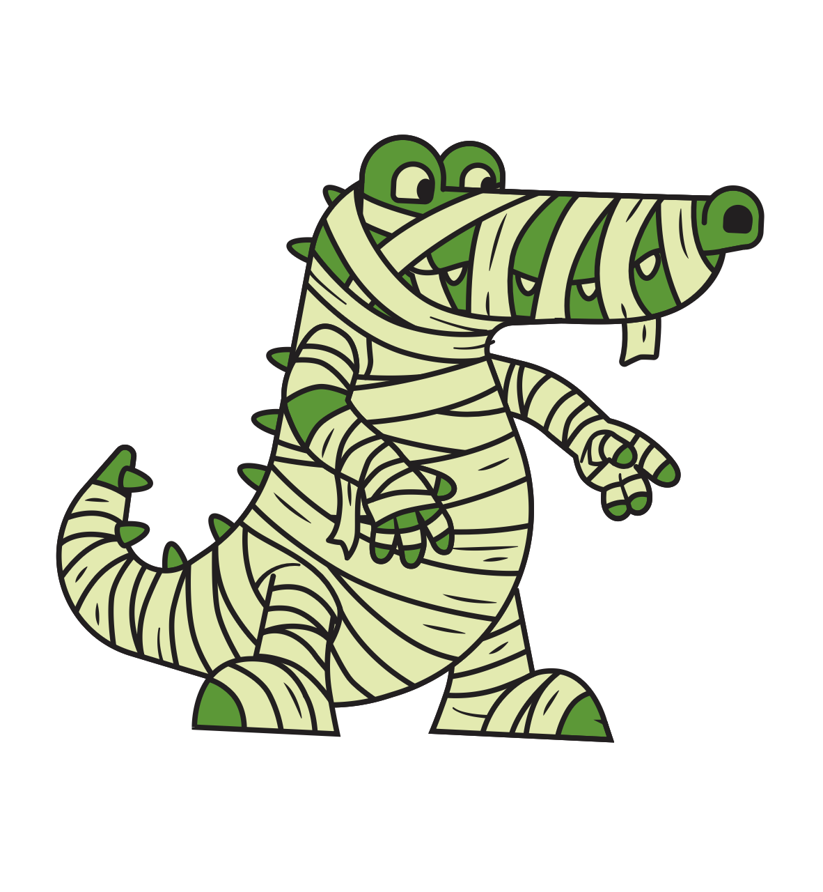 Rally Gator Halloween Sticker