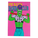 2025 Portland Pickles Artist Series Poster August 1-3 Neon Black Tiger