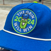 Official League The Grin Will Win 2024 Dillon for President Wool Hat - Portland Pickles Baseball