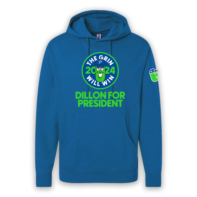 The Grin Will Win 2024 Hoodie - Portland Pickles Baseball