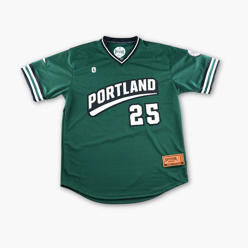 2025 Official League x Portland Pickles Youth Champion Greens Jersey