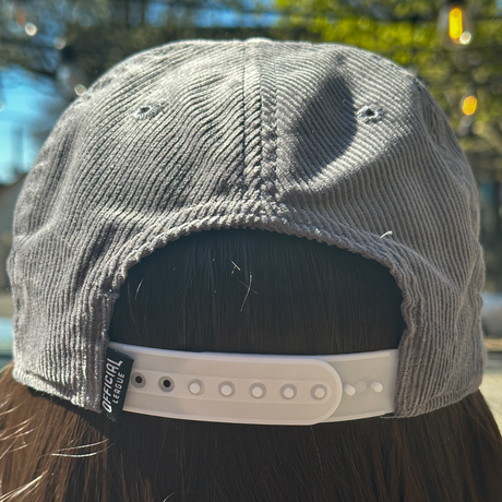 Official League x Pickles Script Corduroy Hat Grey - Portland Pickles Baseball