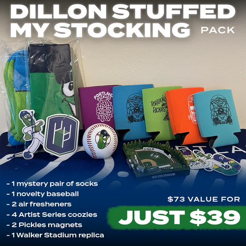 Dillon Stuffs Your Stocking! 2023 Holiday Pack - Portland Pickles Baseball