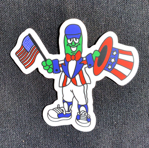Wavin’ Flag Dillon Sticker - Portland Pickles Baseball