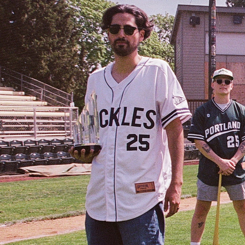 2025 Official League Portland Pickles Walker Whites Jersey Youth