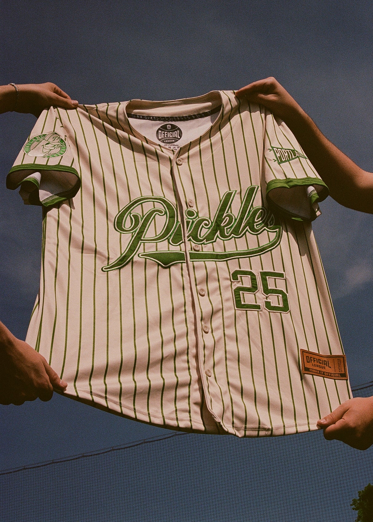2025 Official League x Portland Pickles Youth  Stumptown Stitch Jersey