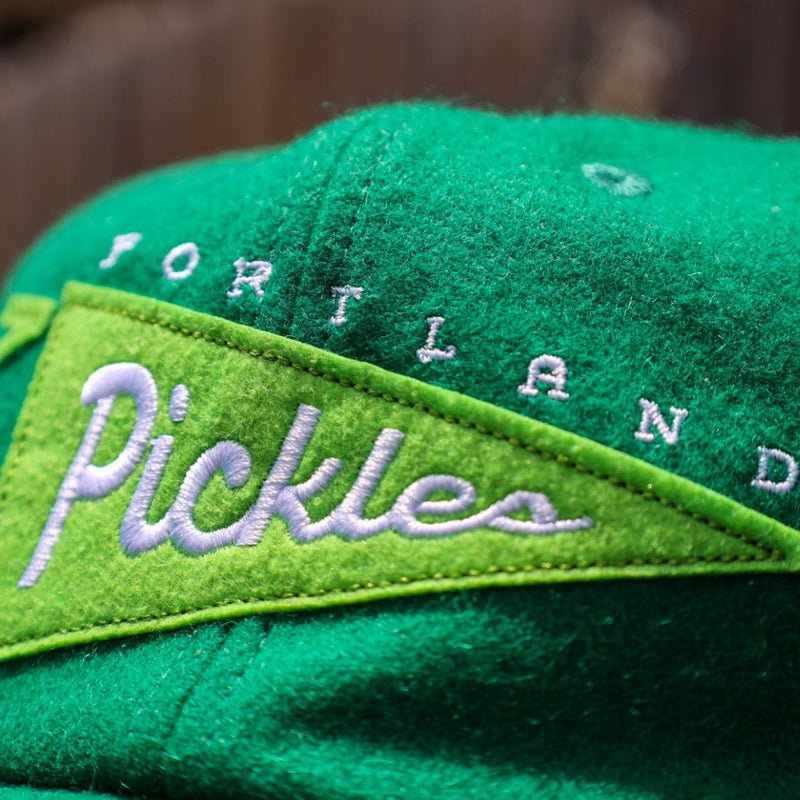Pickles Pennant Wool Hat - Portland Pickles Baseball
