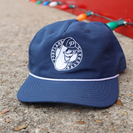 Official League Pickles Badge Nylon Hat - Portland Pickles Baseball