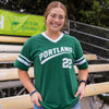 Green Pickles Jersey Replica T-Shirt - Portland Pickles Baseball
