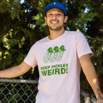 Keep Pickles Weird Pink T-Shirt - Portland Pickles Baseball