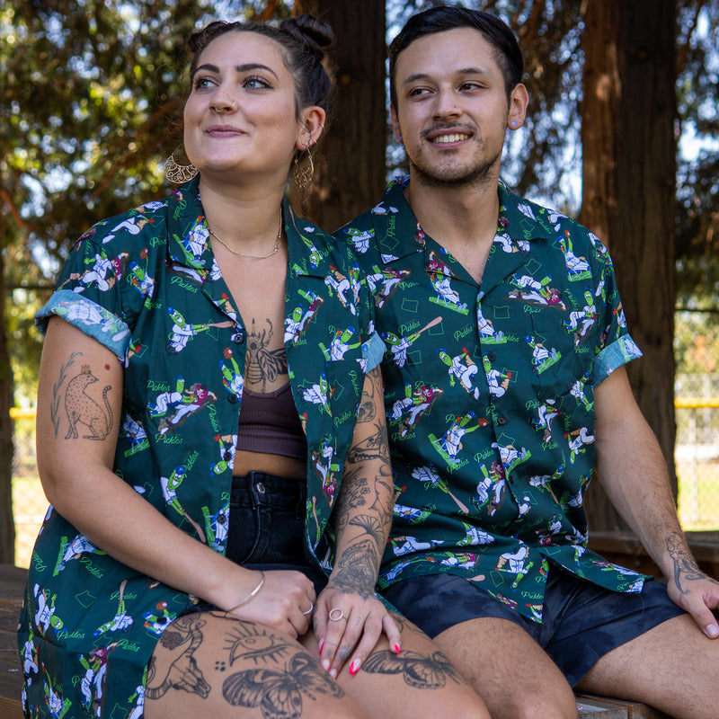Dillon's Hawaiian Shirt - Portland Pickles Baseball
