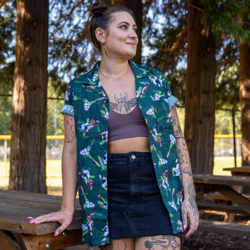 Dillon's Hawaiian Shirt - Portland Pickles Baseball