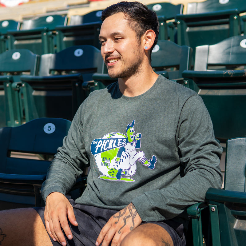 2022 Green World Famous Long Sleeve - Portland Pickles Baseball
