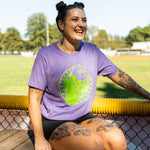 Purple Badge T-Shirt - Portland Pickles Baseball