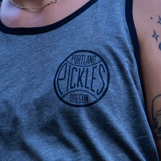 Heritage Badge Tank Top - Portland Pickles Baseball