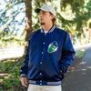 Official League Portland Pickles Satin Bomber Jacket - Portland Pickles Baseball