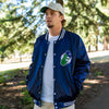 Official League Portland Pickles Satin Bomber Jacket - Portland Pickles Baseball