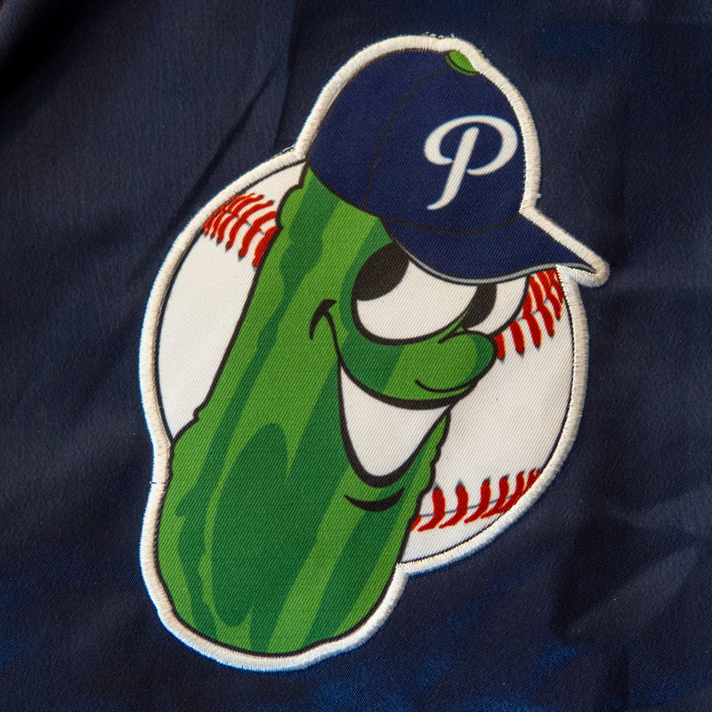 Official League Portland Pickles Satin Bomber Jacket - Portland Pickles Baseball